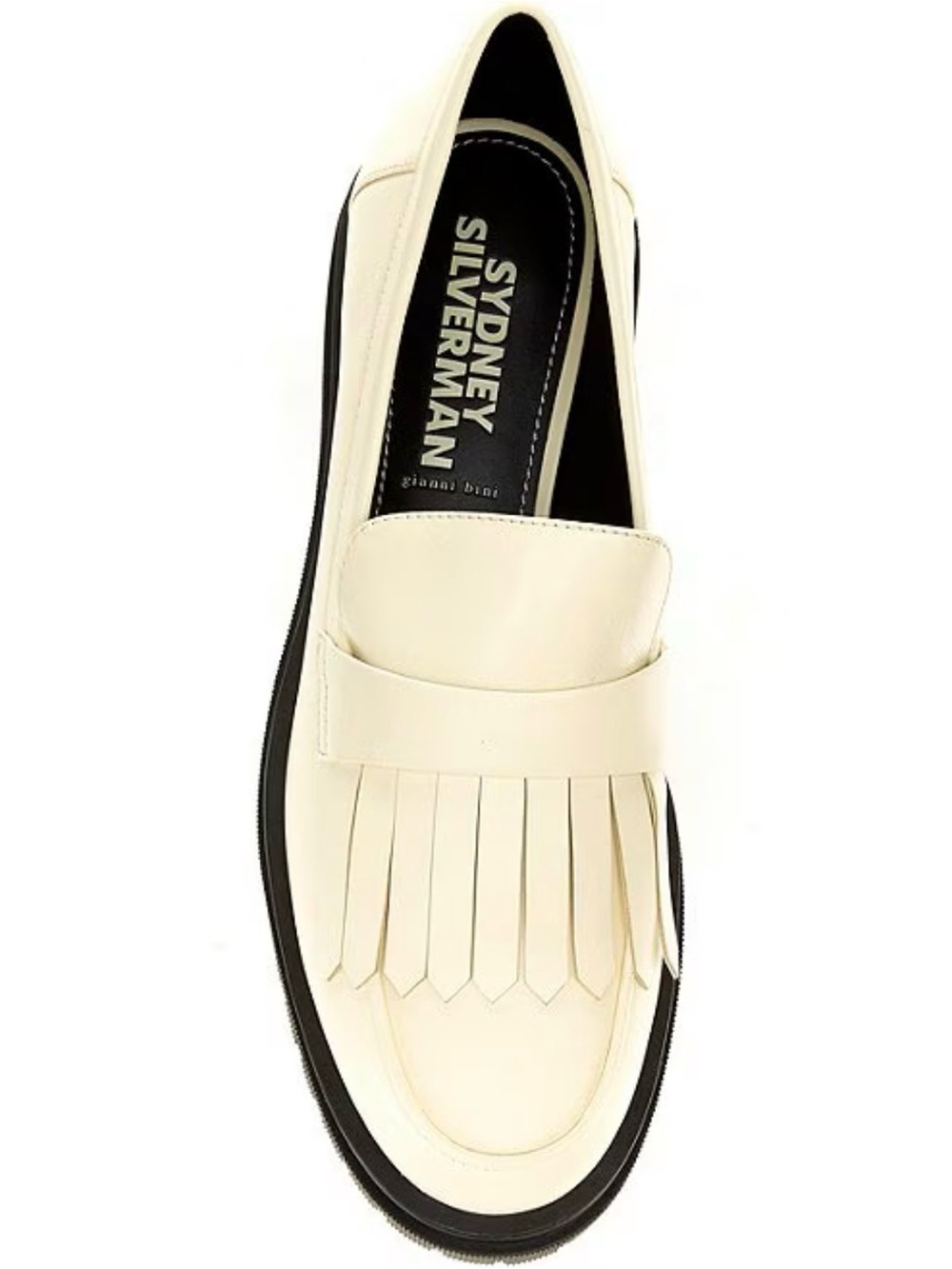 Gianni Bini x Sydney Silverman Allie Leather Kiltie Lug Loafers